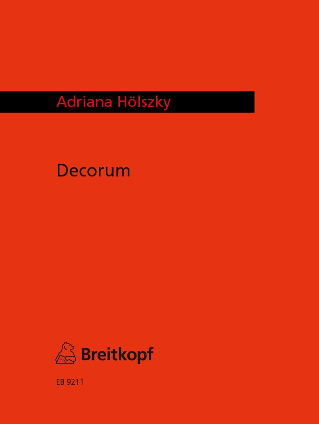 Front Cover Image Decorum W 20 (1983)