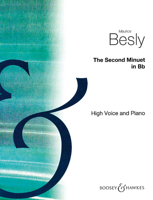 Front Cover Image The Second Minuet B-Dur