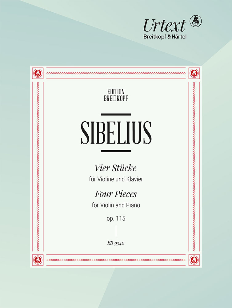 Front Cover Image Vier Stücke op. 115 für Violine und Klavier
