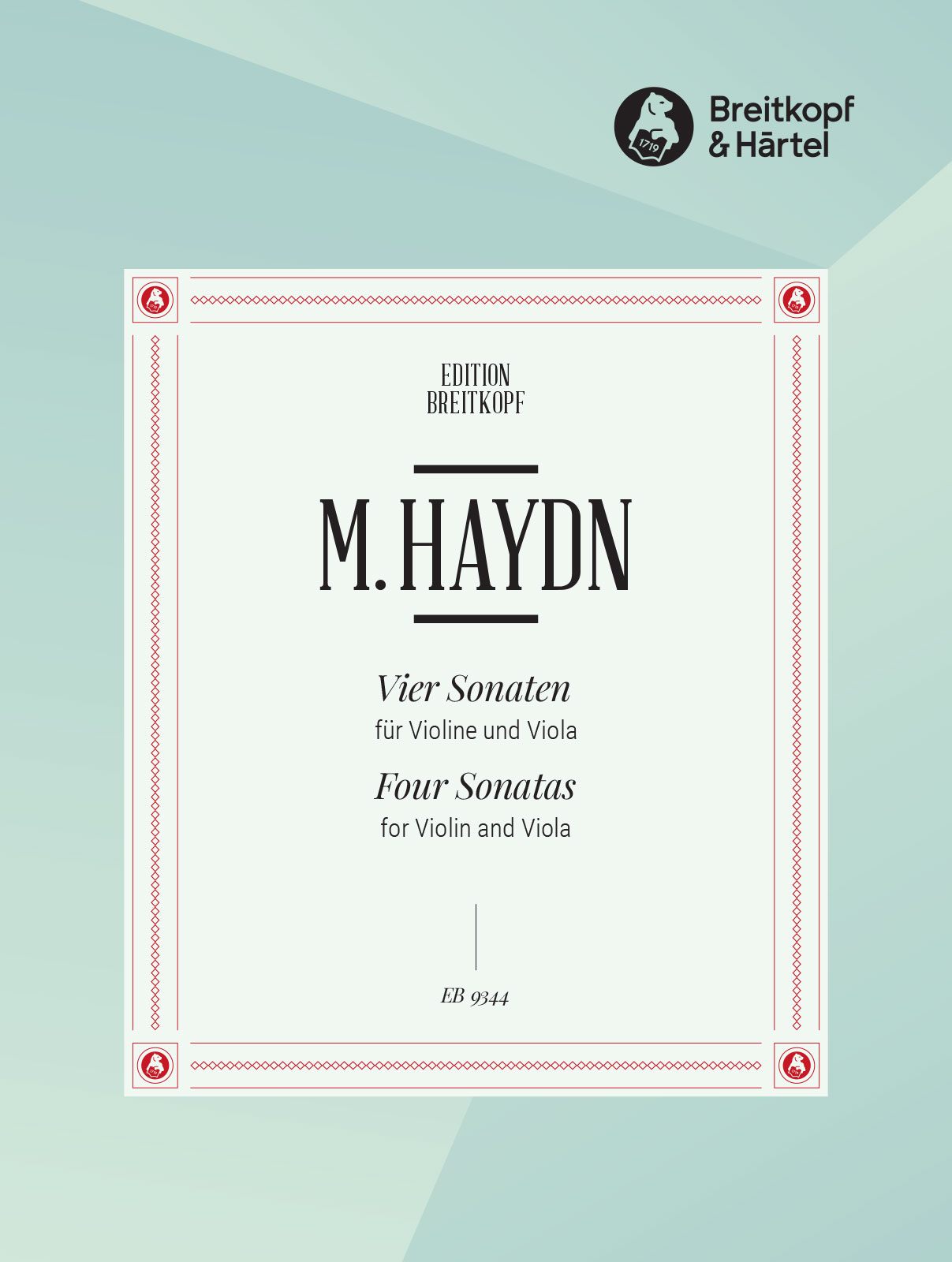 Front Cover Image Vier Sonaten für Violine und Viola