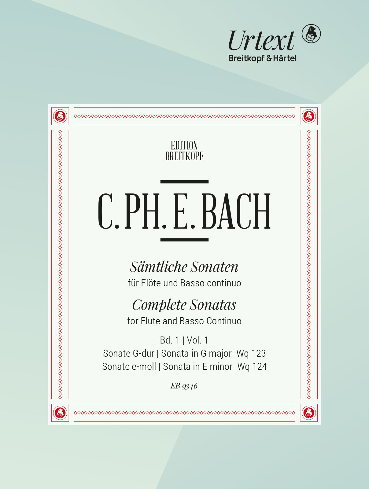 Front Cover Image Sämtliche Sonaten f. Flöte und Bc