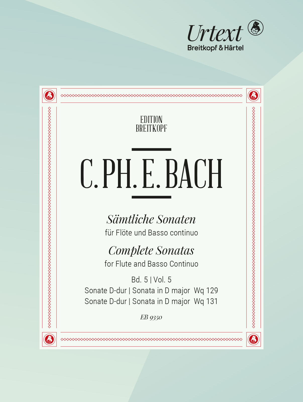Front Cover Image Sämtliche Sonaten f. Flöte und Bc