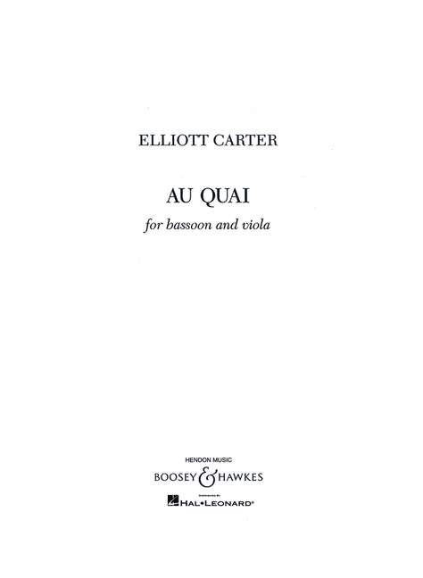 Front Cover Image Au Quai (2002)