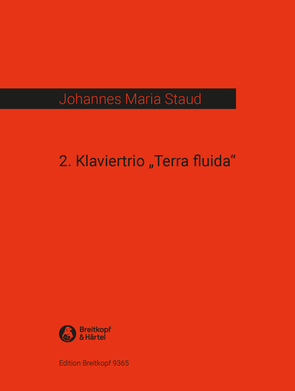 Front Cover Image Klaviertrio Nr. 2 "Terra fluida" (2019)