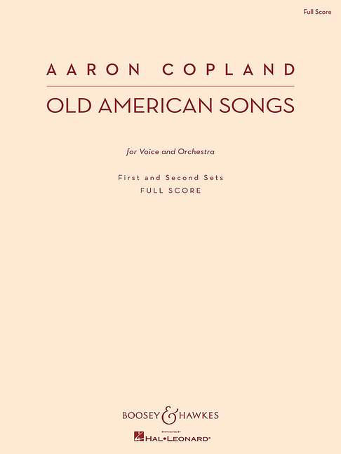 Front Cover Image Old American Songs