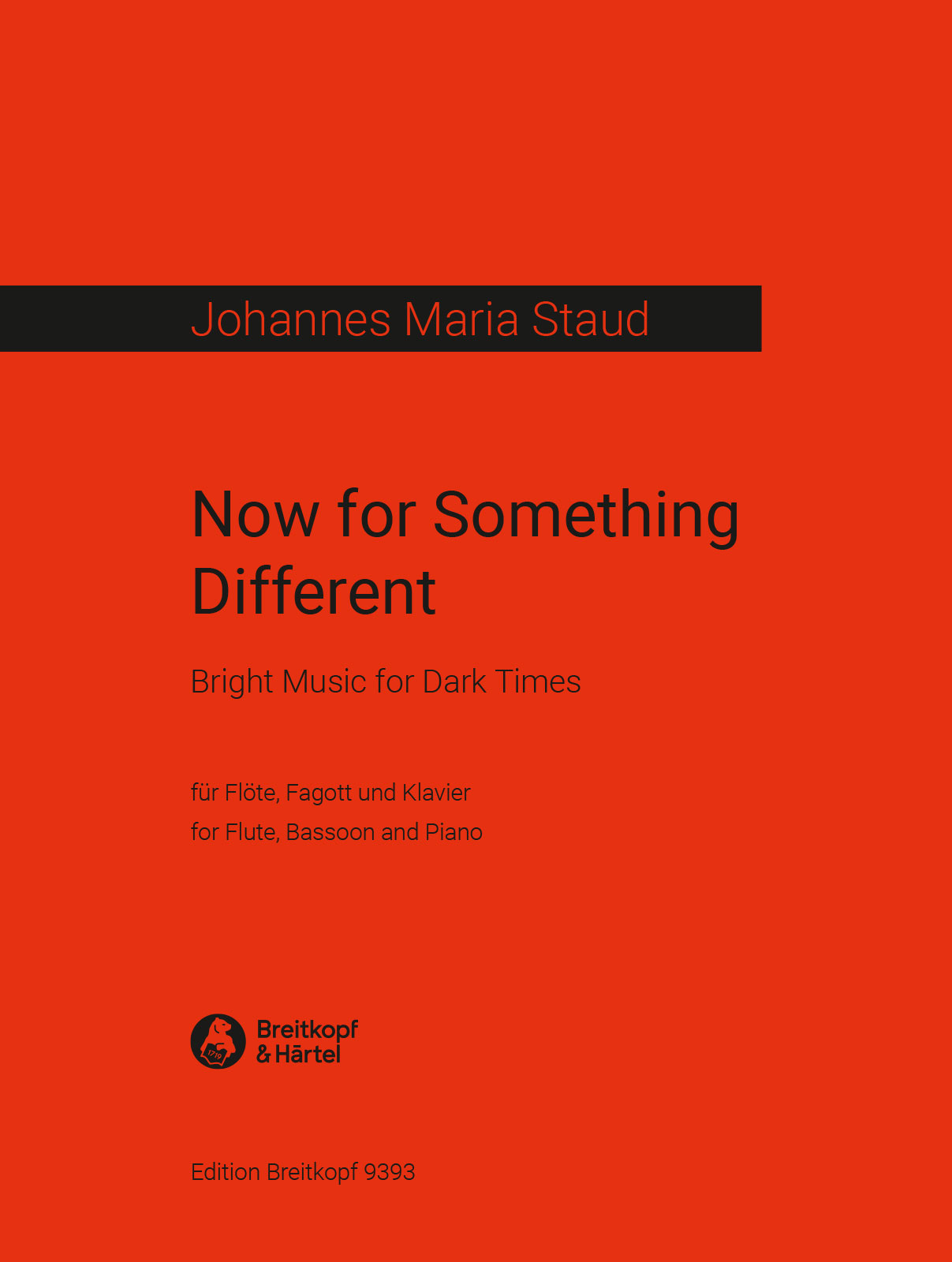 Front Cover Image Now for Something Different