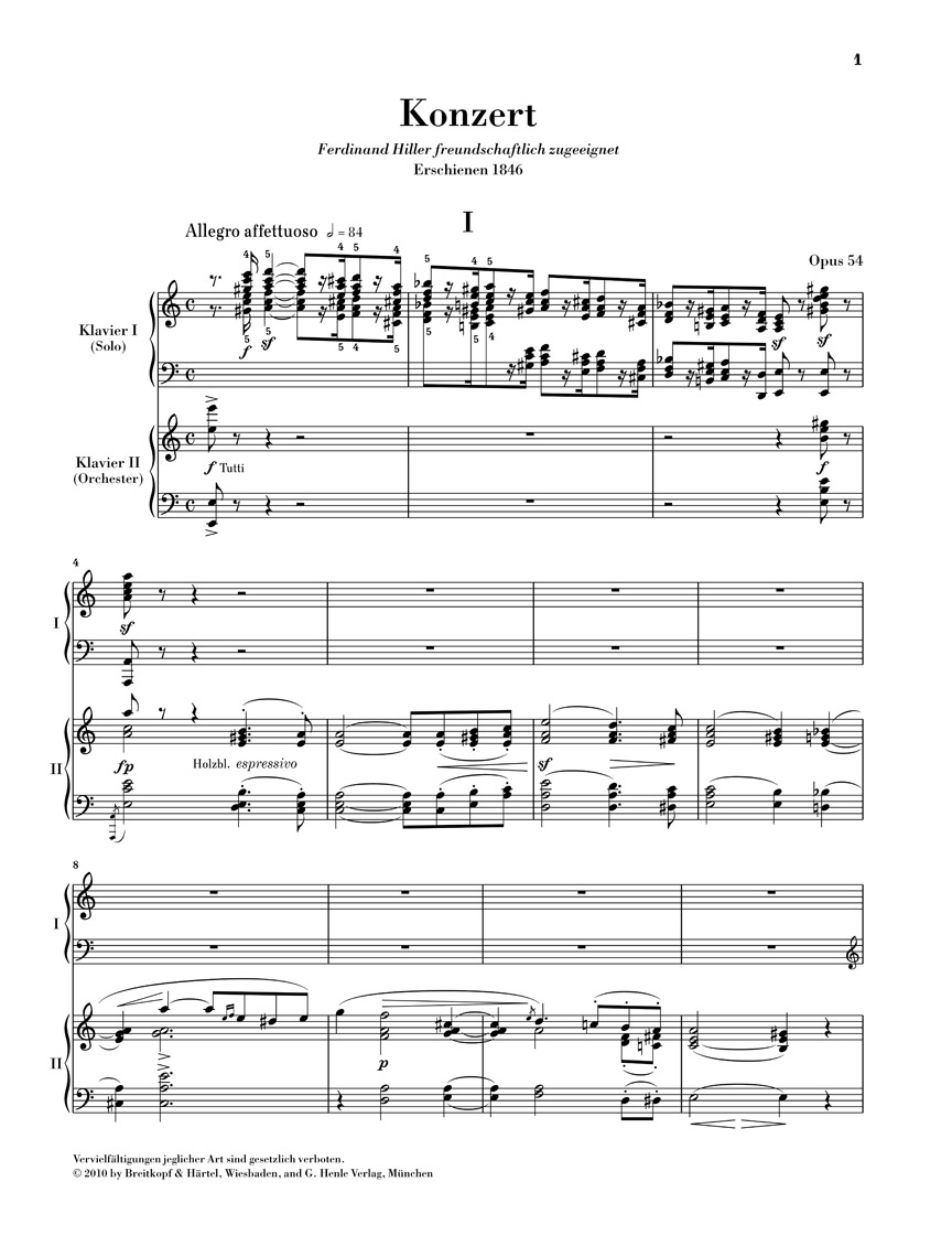 Other Cover Image Klavierkonzert a-moll op. 54