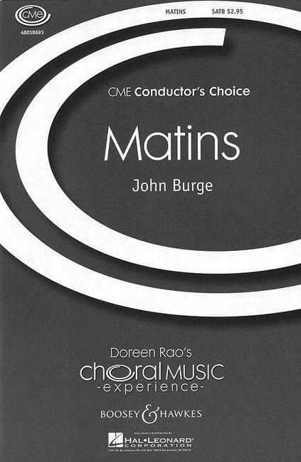 Front Cover Image Matins