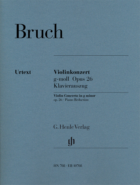 Front Cover Image Violinkonzert Nr. 1 g-moll op. 26