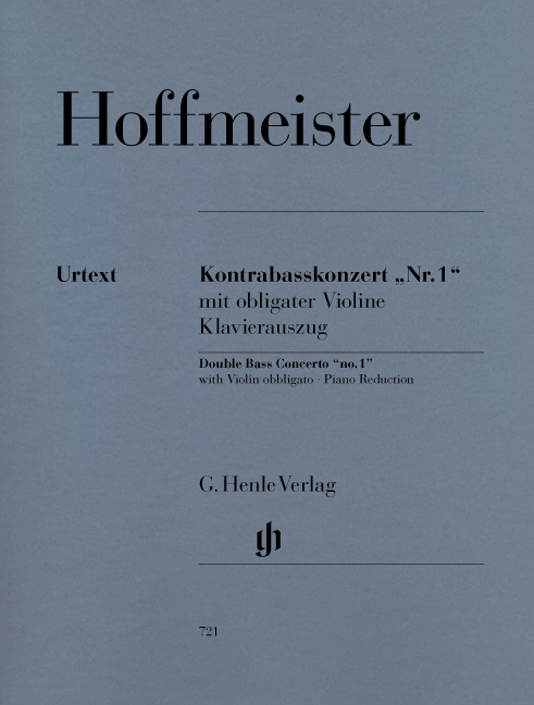 Front Cover Image Kontrabasskonzert Nr. 1