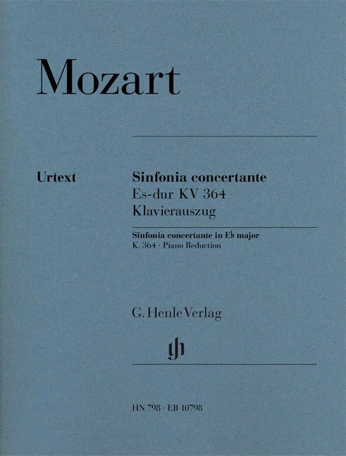 Front Cover Image Sinfonia concertante Es-dur KV 364