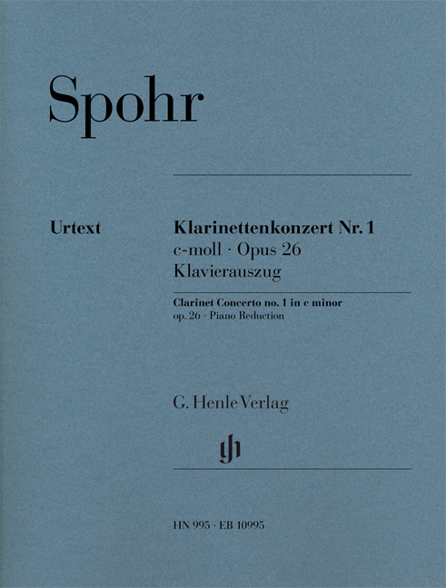 Front Cover Image Klarinettenkonzert Nr. 1 c-moll op. 26