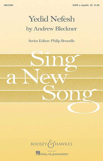Front Cover Image Yedid Nefesh