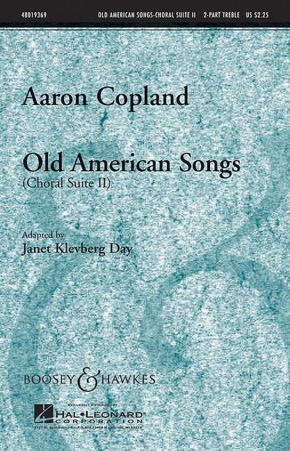 Front Cover Image Old American Songs