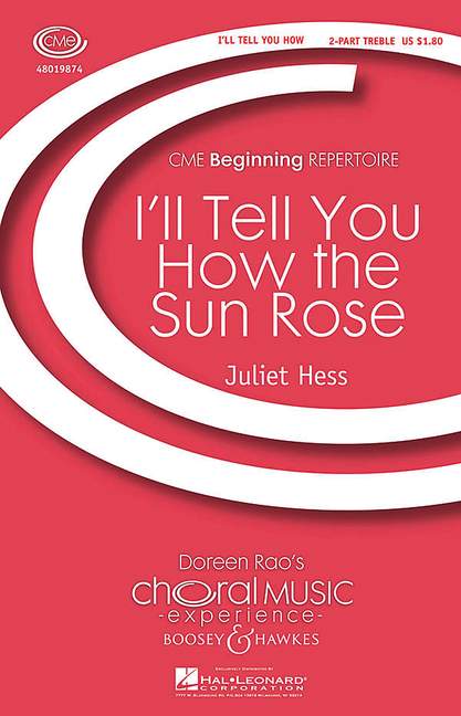 Front Cover Image I'll Tell You How the Sun Rose