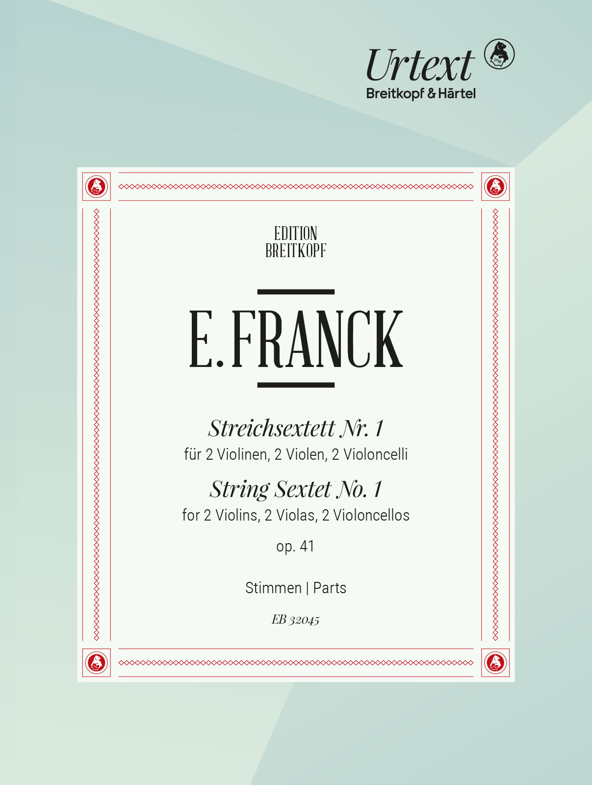 Front Cover Image Streichsextett Nr. 1 op. 41