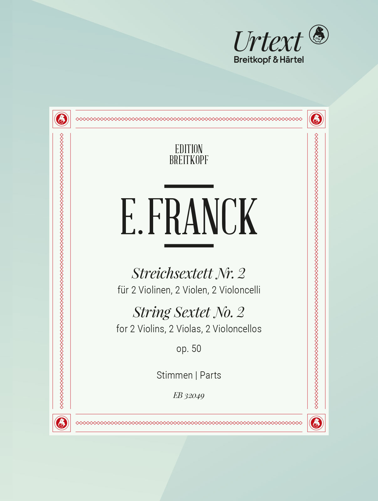 Front Cover Image Streichsextett Nr. 2 op. 50