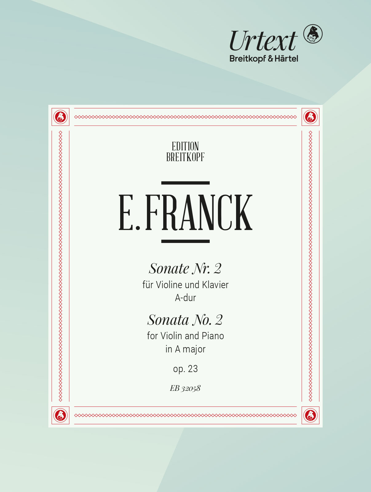 Front Cover Image Sonate Nr. 2 A-dur op. 23 für Violine und Klavier