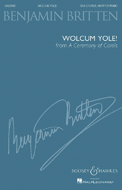 Front Cover Image A Ceremony of Carols op. 28
