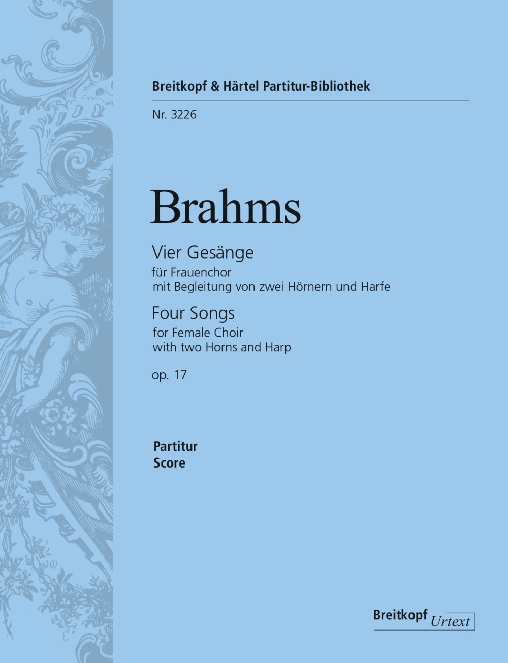 Front Cover Image Vier Gesänge op. 17