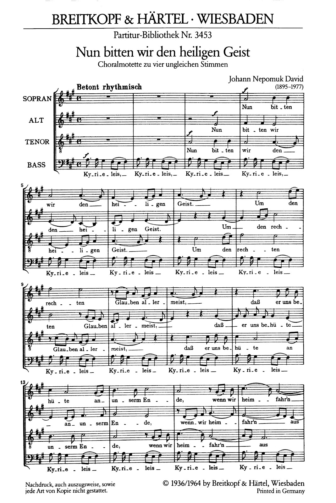 Front Cover Image Nun bitten wir den heilg.Geist