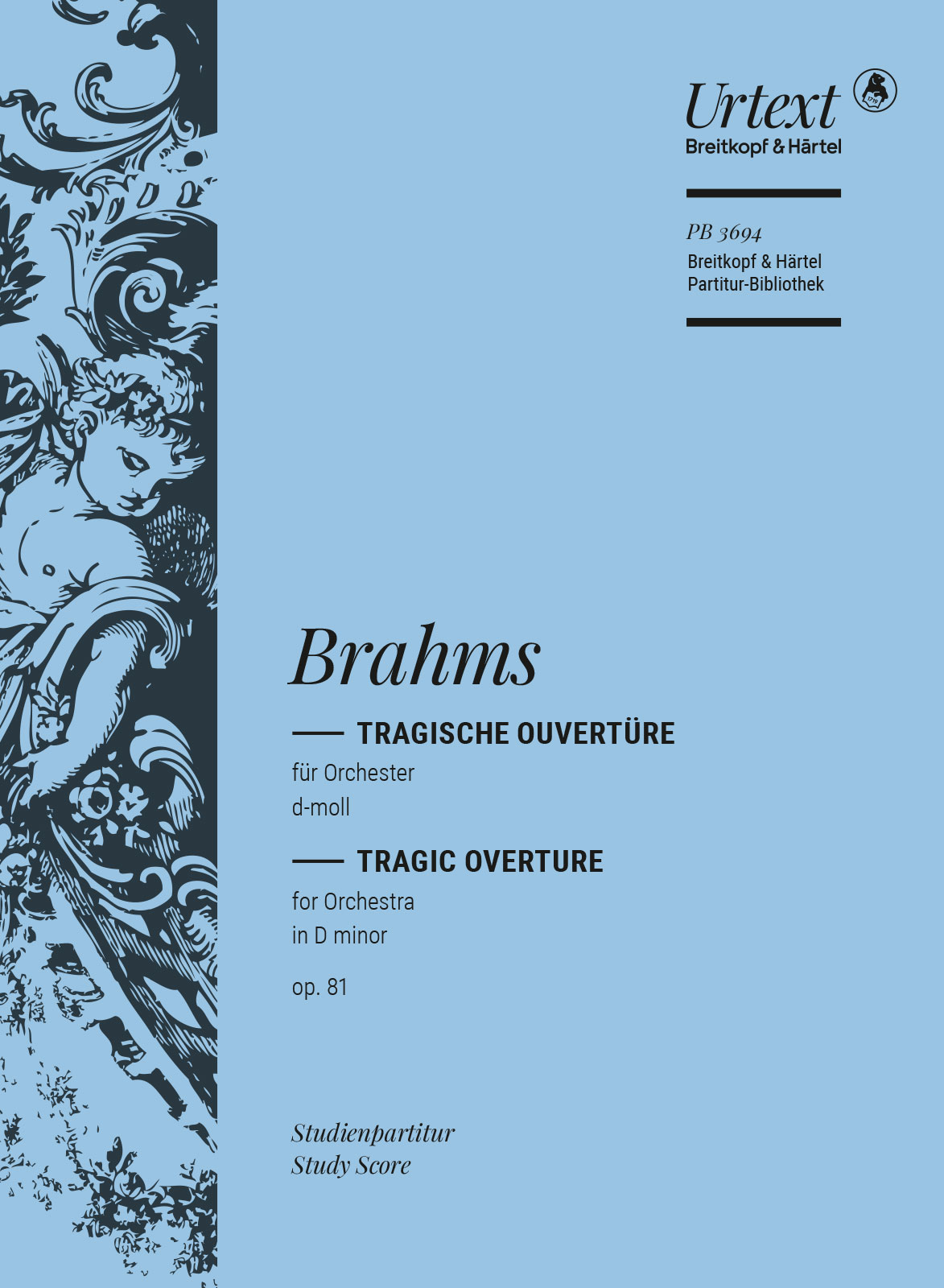 Front Cover Image Tragische Ouvertüre d-moll op. 81