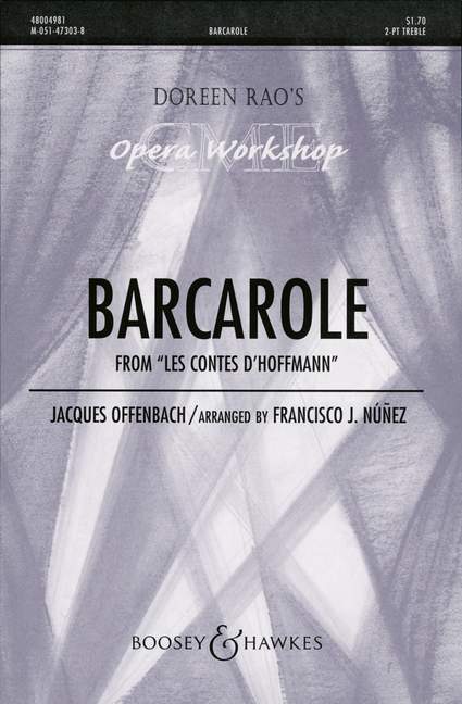Front Cover Image Barcarole aus "Hoffmanns Erzählungen"