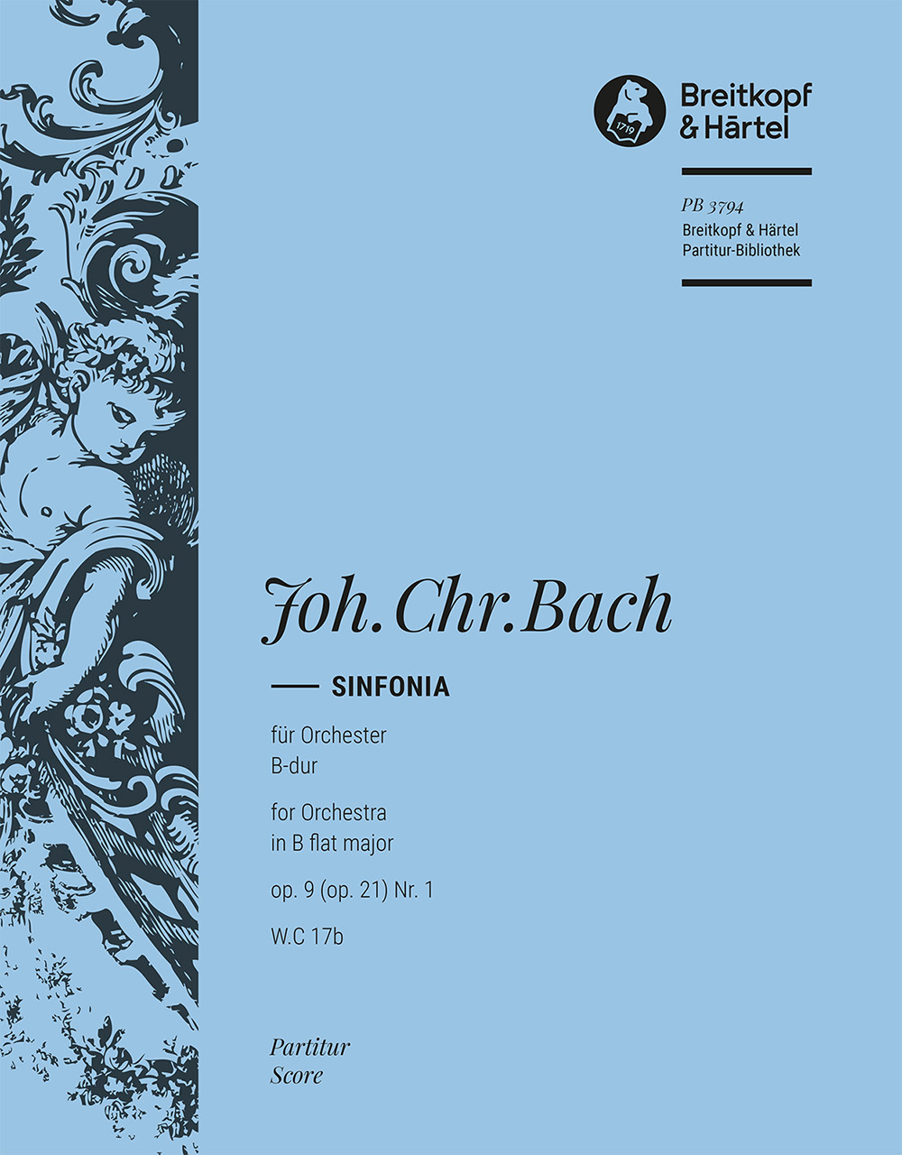 Front Cover Image Sinfonia B-dur op. 9 (op. 21) Nr. 1 W.C 17b