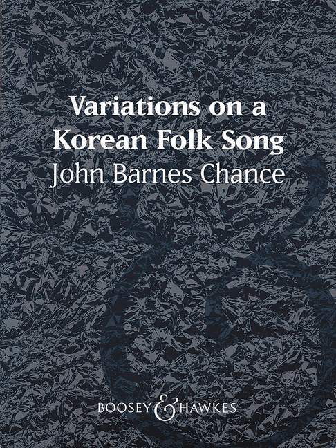 Front Cover Image Variations on a Korean Folk Song