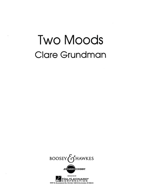 Front Cover Image Two Moods (1947)