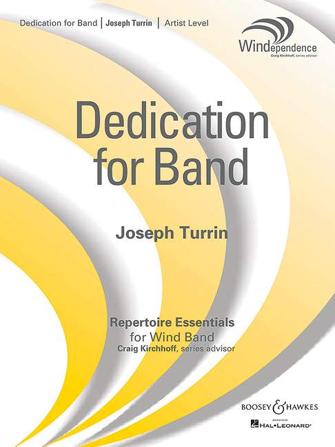 Front Cover Image Dedication for Band