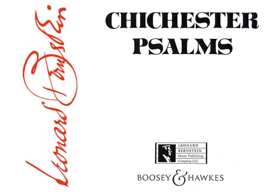 Front Cover Image Chichester Psalms (1965)