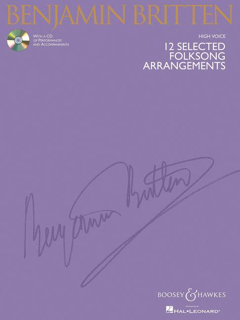 Front Cover Image 12 Selected Folksong Arrangements