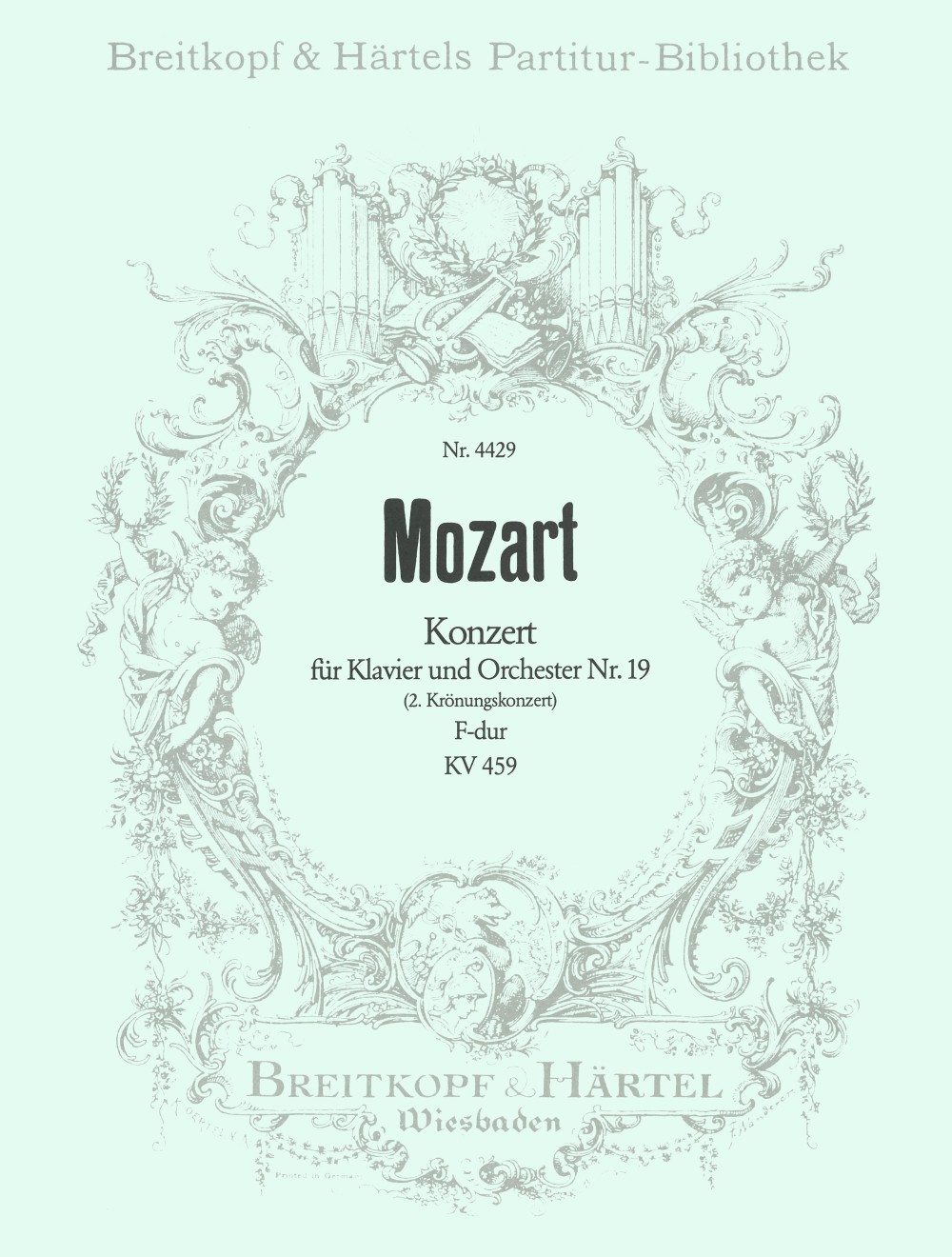 Front Cover Image Konzert für Klavier und Orchester Nr. 19 F-Dur KV 459