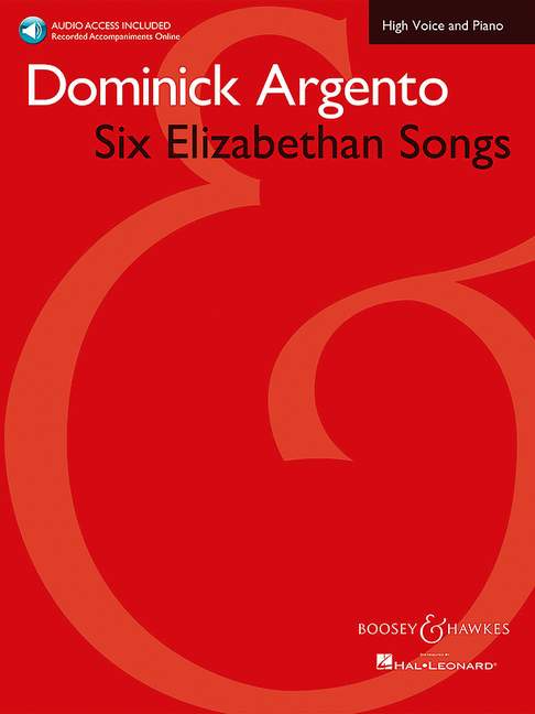 Front Cover Image Six Elizabethan Songs