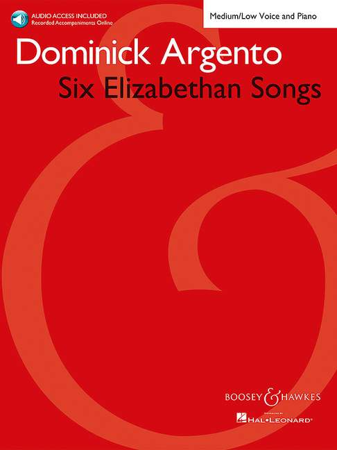 Front Cover Image Six Elizabethan Songs