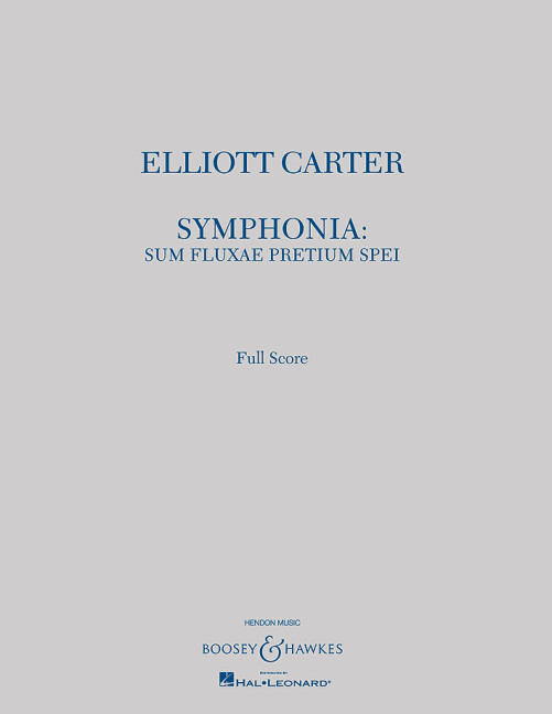 Other Cover Image Symphonia: sum fluxae pretium spei