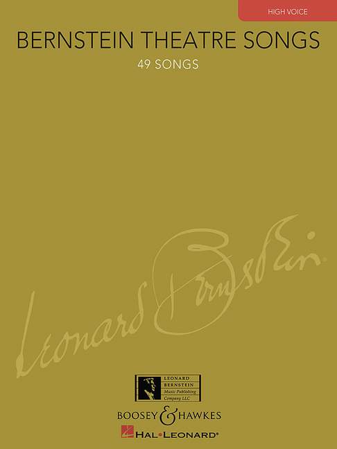 Front Cover Image Bernstein Theatre Songs