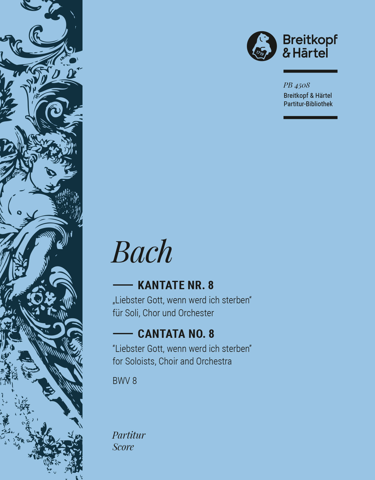 Front Cover Image Kantate BWV 8 "Liebster Gott, wenn werd ich sterben" (1724)