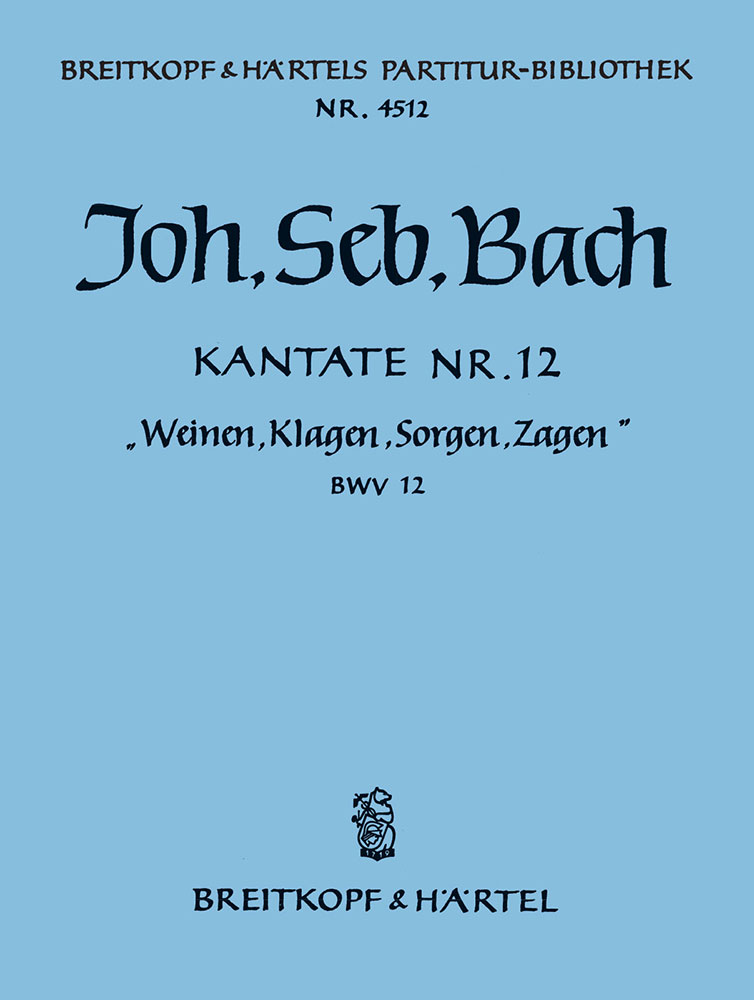 Front Cover Image Kantate BWV 12