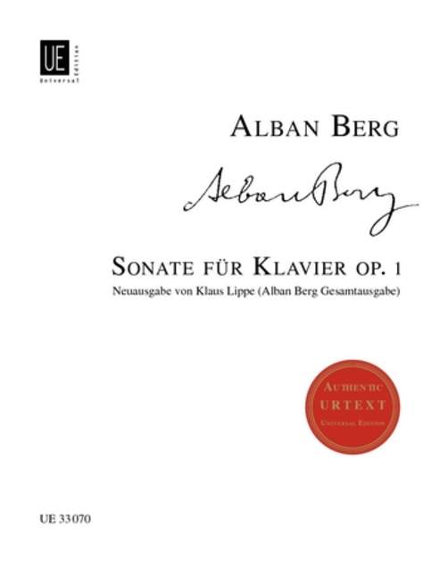 Front Cover Image Sonate für Klavier op. 1 (1908-1909)