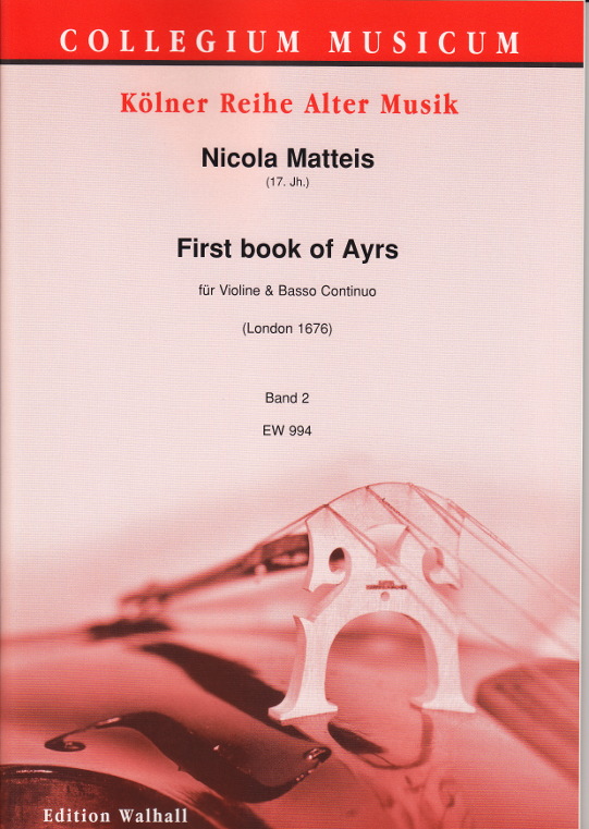Front Cover Image First book of Ayrs for the violin - Band 2