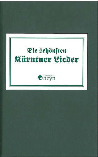 Front Cover Image Die schönsten Kärntnerlieder