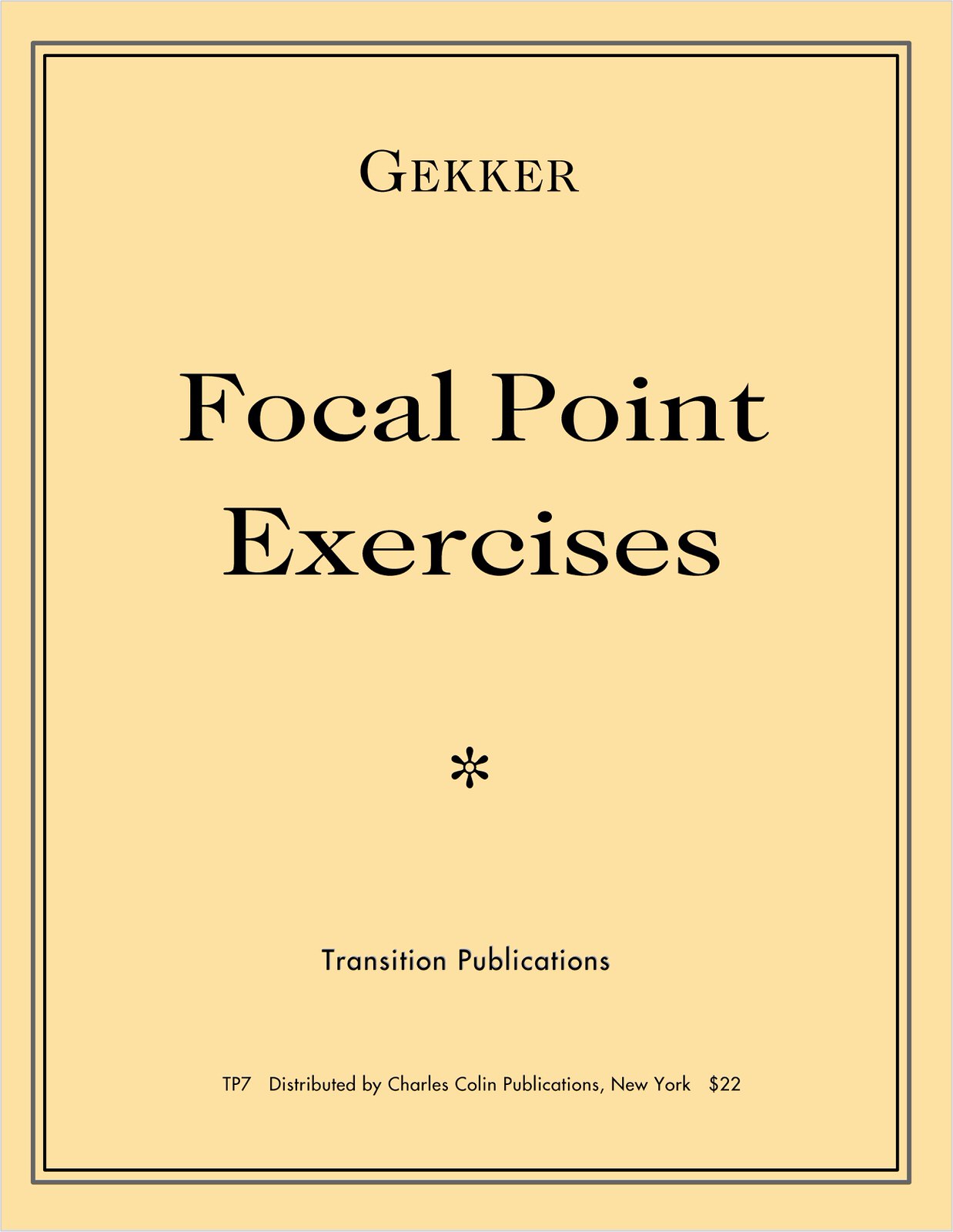 Other Cover Image Focal Point Exercises