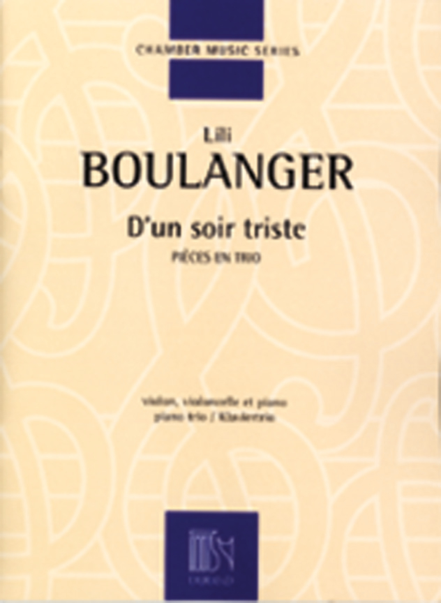 Front Cover Image D' un soir triste - pieces en trio