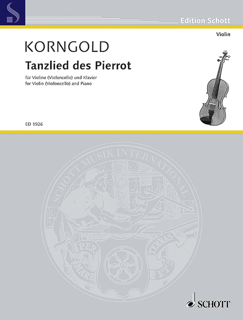 Front Cover Image Tanzlied des Pierrot op. 12 (1916 - 1919)