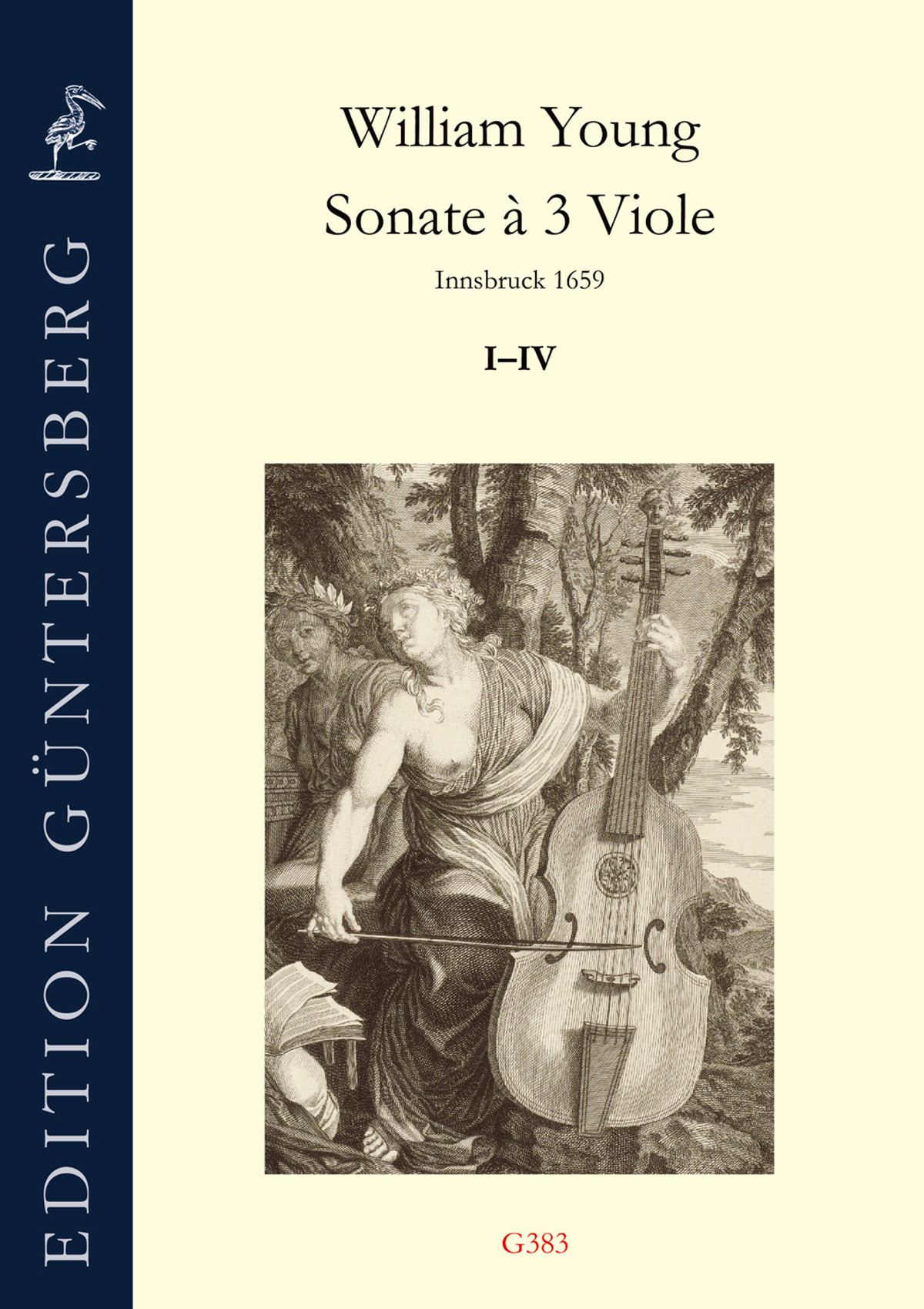 Front Cover Image Sonate à 3 Viole (Innsbruck 1659)