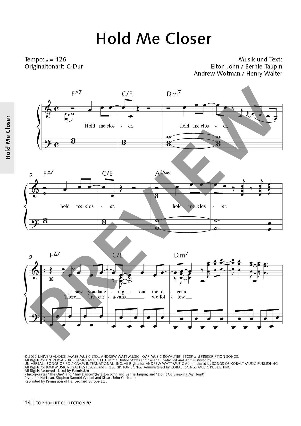 Other Cover Image Top 100 Hit Collection 87