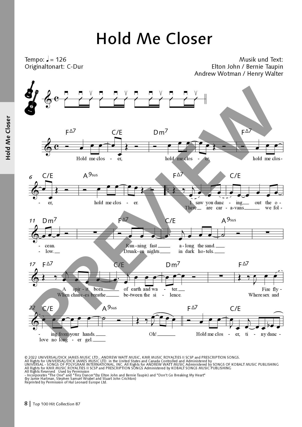 Other Cover Image Top 100 Hit Collection 87