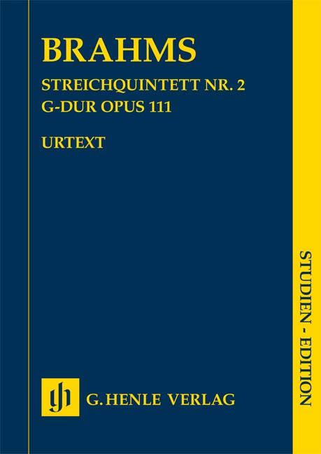 Front Cover Image Streichquintett Nr. 2 G-dur op. 111